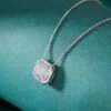 微信图片_202407251049011 SGARIT Fine Jewelry Factory Real 18k White Gold 0.37 Carats Emerald Cut Jewellery Romantic Natural Diamond Full T Square Octagon Pendant