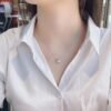 微信图片_202407251049012 SGARIT Fine Jewelry Factory Real 18k White Gold 0.37 Carats Emerald Cut Jewellery Romantic Natural Diamond Full T Square Octagon Pendant