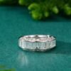 微信图片_20240725104915 SGARIT Fine Jewelry Factory Real 18k White Gold 0.717 Carats Oval Cut Jewellery Romantic Natural Diamond Half Circle Square Ring
