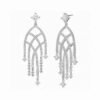 SGARIT Fine Jewelry Factory Solid 18k White Gold 1.26 Carats Oval Cut Jewellery   White Luxury Natural Diamond Earrings