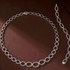 微信图片_20240725105026 SGARIT Fine Jewelry Factory Solid 18k White Gold 1.950 Carats Oval Cut Jewellery White Luxury Natural Diamond Hollow Bracelet