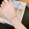 微信图片_202407251050383 SGARIT Fine Jewelry Factory Solid 18k White Gold 1.950 Carats Oval Cut Jewellery White Luxury Natural Diamond Hollow Bracelet