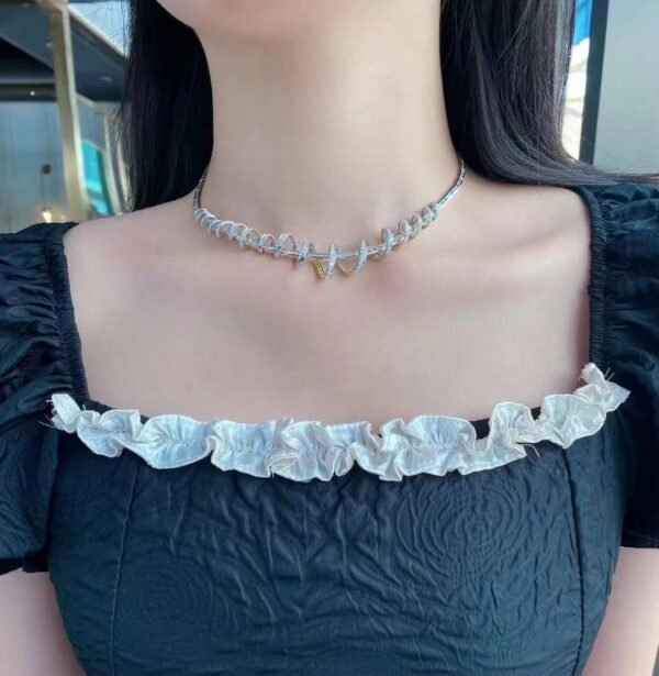 微信图片_202407251051335 SGARIT Fine Jewelry Factory Solid 18k White Gold 2.58 Carats Oval Cut Jewellery Yellow Luxury Natural Diamond Spiral Chain Nacelack