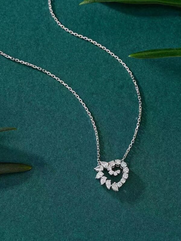 微信图片_202407251051581 SGARIT Fine Jewelry Factory Solid 18k White Gold 0.269 Carats Pear Cut Jewellery Yellow Luxury Natural Diamond Heart Pendant