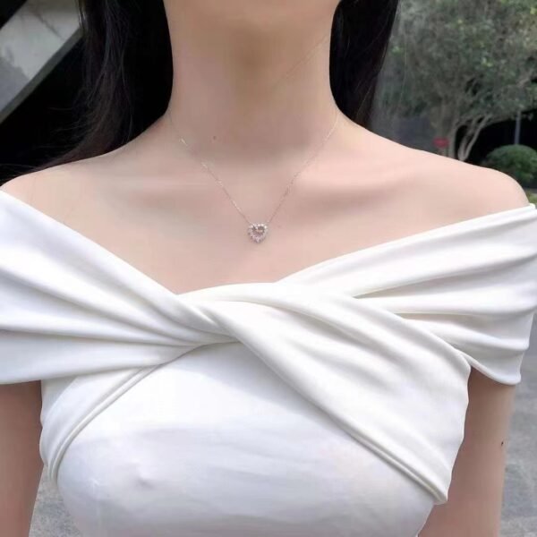 微信图片_202407251051582 SGARIT Fine Jewelry Factory Solid 18k White Gold 0.269 Carats Pear Cut Jewellery Yellow Luxury Natural Diamond Heart Pendant