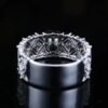 微信图片_202407270939514 SGARIT Fine Jewelry Manufacturers Real 18k White Gold 0.7 Carats Emerald Cut Jewellery Vivid Green Luxury Natural Emerald Gemstone Ring
