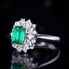 微信图片_202407270941511 SGARIT Fine Jewelry Suppliers Solid 18k White Gold 1.19 Carats Emerald Cut Jewellery Green Luxury Natural Emerald Gemstone Ring