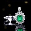 微信图片_20240727094152 SGARIT Fine Jewelry Suppliers Solid 18k White Gold 1.19 Carats Emerald Cut Jewellery Green Luxury Natural Emerald Gemstone Ring