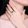 微信图片_202407270942114 SGARIT Fine Jewelry Produce Real 18k White Gold 1.63 Carats Emerald Cut Jewellery Green Luxury Zambia Natural Emerald Gemstone Ring