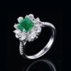 微信图片_202407270942534 SGARIT Fine Jewelry Wholesale Real 18k White Gold 1.45 Carats Emerald Cut Jewellery Green Luxury Zambia Natural Emerald Gemstone Ring