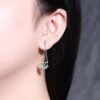 微信图片_202407270943414 SGARIT Fine Jewelry Factory Customized Solid 18k White Gold 0.85 Carats Heart Cut Jewellery Green Luxury Natural Emerald Gemstone Earrings