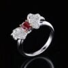 微信图片_202407270944503 SGARIT Fine Jewelry Supplier Solid 18k White Gold 0.73 Carats Oval Cut Jewellery Unburnt Pigeon Red Ruby Mozambique Natural Gemstone Ring