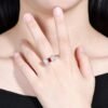 微信图片_20240727094451 SGARIT Fine Jewelry Supplier Solid 18k White Gold 0.73 Carats Oval Cut Jewellery Unburnt Pigeon Red Ruby Mozambique Natural Gemstone Ring