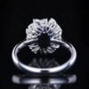 微信图片_202407270945084 SGARIT Fine Jewelry Custom Solid 18k White Gold 1.33 Carats Oval Cut Jewellery Luxury Natural Gemstone Sri Lanka Blue Sapphire Ring