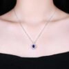 微信图片_202407270945527 Sgarit Fine Jewelry Wholesaler Real 18k White Gold 1.77 Carats Cushion Cut Jewellery Royal Blue Sapphire Sri Lanka Natural Gemstone Ring