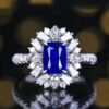 微信图片_20240731102324 SGARIT Fine Jewelry Custom Solid 18k White Gold 2.05 Carats Cushion Cut Jewellery Luxury Natural Gemstone Madagascar Royal Blue Sapphire Ring