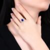 微信图片_202407311023251 SGARIT Fine Jewelry Custom Solid 18k White Gold 2.05 Carats Cushion Cut Jewellery Luxury Natural Gemstone Madagascar Royal Blue Sapphire Ring