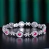 微信图片_202407311024081 SGARIT Fine Jewelry Factory Solid 18k White Gold 1.76 Carats Oval Cut Jewellery Classic Engagement Anniversary Unheated Ruby Natural Gemstone Bracelet