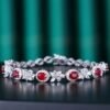 微信图片_20240731102425 SGARIT Fine Jewelry Factory Solid 18k White Gold 3.75 Carats Oval Cut Jewellery Classic Engagement Anniversary Unheated Pigeon Red Ruby Natural Gemstone Bracelet