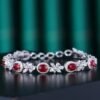 微信图片_202407311024251 SGARIT Fine Jewelry Factory Solid 18k White Gold 3.75 Carats Oval Cut Jewellery Classic Engagement Anniversary Unheated Pigeon Red Ruby Natural Gemstone Bracelet