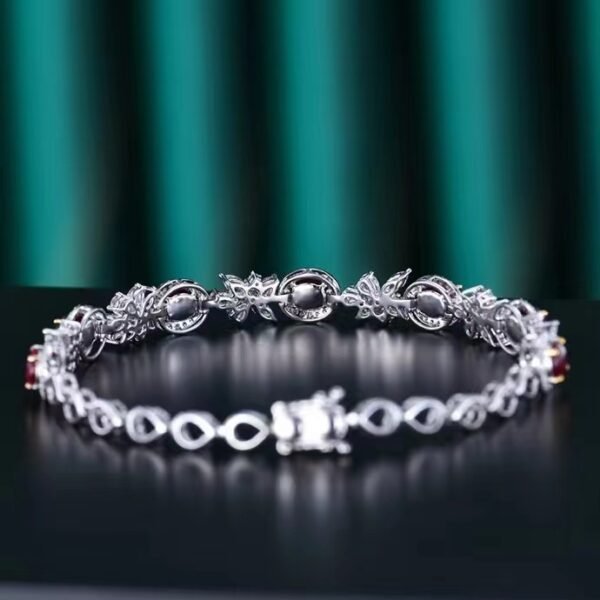 微信图片_202407311024262 SGARIT Fine Jewelry Factory Solid 18k White Gold 3.75 Carats Oval Cut Jewellery Classic Engagement Anniversary Unheated Pigeon Red Ruby Natural Gemstone Bracelet