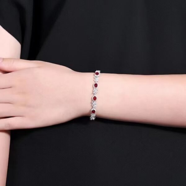微信图片_202407311024263 SGARIT Fine Jewelry Factory Solid 18k White Gold 3.75 Carats Oval Cut Jewellery Classic Engagement Anniversary Unheated Pigeon Red Ruby Natural Gemstone Bracelet