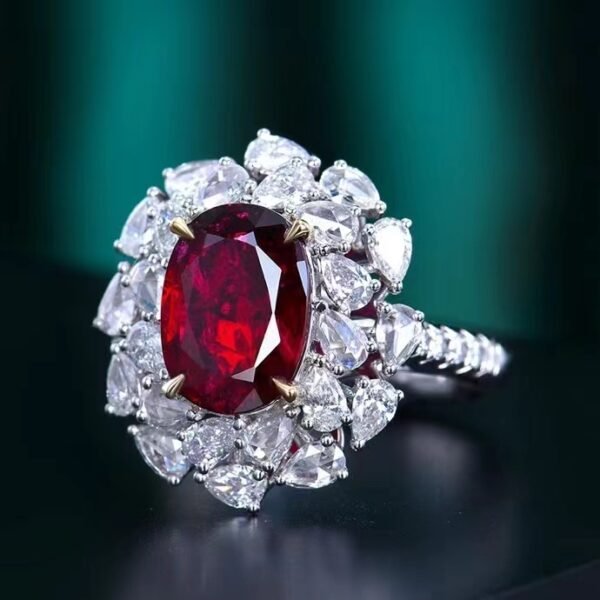 微信图片_202407311024461 SGARIT Fine Jewelry Factory Solid 18k White Gold 2.96 Carats Oval Cut Jewellery Classic Engagement Anniversary Unheated Pigeon Red Ruby Natural Gemstone Ring/Pendant