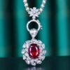 微信图片_202407311024463 SGARIT Fine Jewelry Factory Solid 18k White Gold 2.96 Carats Oval Cut Jewellery Classic Engagement Anniversary Unheated Pigeon Red Ruby Natural Gemstone Ring/Pendant