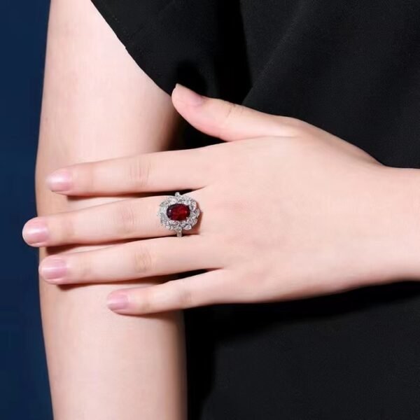 微信图片_202407311024473 SGARIT Fine Jewelry Factory Solid 18k White Gold 2.96 Carats Oval Cut Jewellery Classic Engagement Anniversary Unheated Pigeon Red Ruby Natural Gemstone Ring/Pendant