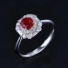 微信图片_20240731102509 SGARIT Fine Jewelry Custom Solid 18k White Gold 0.88 Carats Round Brilliant Cut Jewellery Luxury Natural Gemstone Unburnt Pigeon Red Ruby Ring