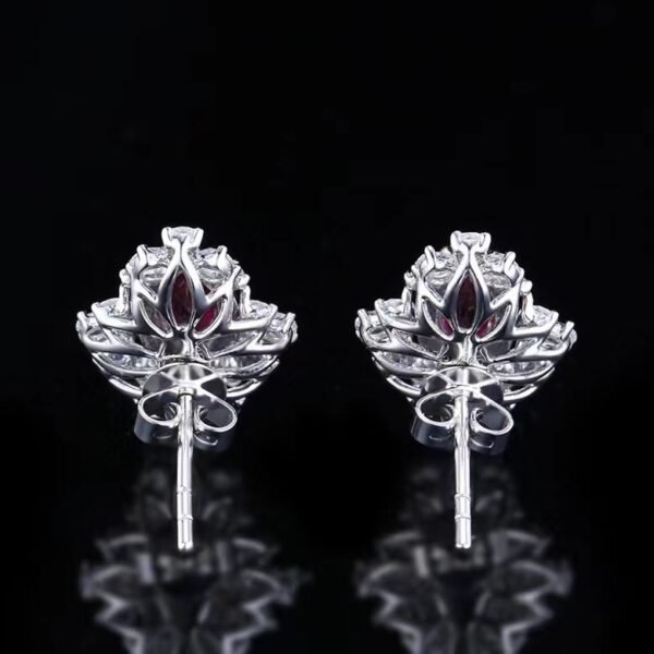 微信图片_202407311025275 SGARIT Fine Jewelry Custom Solid 18k White Gold 1.04 Carats Marquise Cut Jewellery Luxury Natural Gemstone Pigeon Blood Ruby Horse Eye Stud Earrings