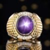 微信图片_20240731102719 SGARIT Fine Jewelry Custom Solid 18k White Gold 11.51 Carats Oval Cut Jewellery Luxury Natural Gemstone Myanmar Unburned Starlight Blue Sapphire Ring