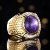 微信图片_20240731102720 SGARIT Fine Jewelry Custom Solid 18k White Gold 11.51 Carats Oval Cut Jewellery Luxury Natural Gemstone Myanmar Unburned Starlight Blue Sapphire Ring