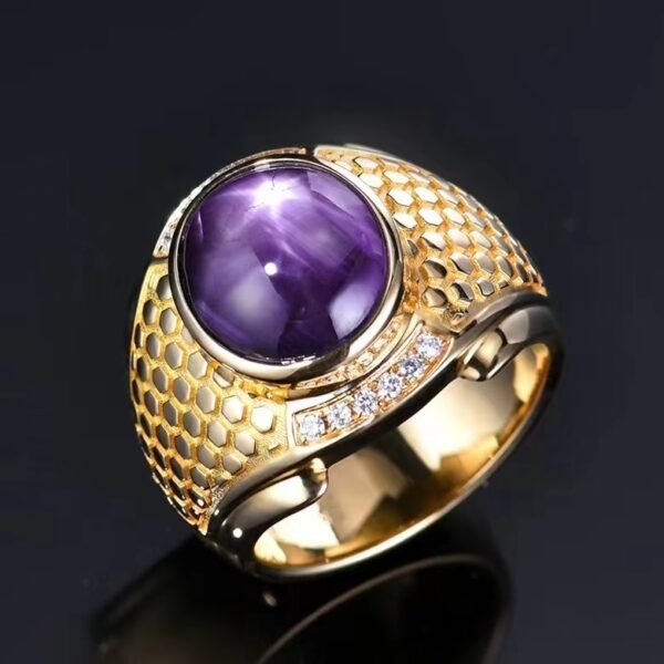 微信图片_202407311027201 SGARIT Fine Jewelry Custom Solid 18k White Gold 11.51 Carats Oval Cut Jewellery Luxury Natural Gemstone Myanmar Unburned Starlight Blue Sapphire Ring