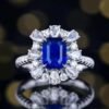 微信图片_20240731103035 SGARIT Fine Jewelry Custom Solid 18k White Gold 2.15 Carats Emerald Cut Jewellery Luxury Natural Gemstone Sri Lanka Royal Sapphire Ring/Pendant