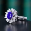 微信图片_20240731103133 SGARIT Fine Jewelry Custom Solid 18k White Gold 3.21 Carats Oval Cut Jewellery Luxury Natural Gemstone Sri Lanka Unburnt Purple Sapphire Ring/Pendant