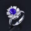 微信图片_202407311031332 SGARIT Fine Jewelry Custom Solid 18k White Gold 3.21 Carats Oval Cut Jewellery Luxury Natural Gemstone Sri Lanka Unburnt Purple Sapphire Ring/Pendant