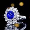 微信图片_202407311031521 SGARIT Fine Jewelry Custom Solid 18k White Gold 3.05 Carats Oval Cut Jewellery Luxury Natural Gemstone Sri Lanka Blue Sapphire Ring