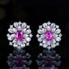 微信图片_20240731103227 SGARIT Fine Jewelry Custom Solid 18k White Gold 1.17 Carats Oval Cut Jewellery Luxury Natural Gemstone Unburnt Sri Lanka Papalachal Stud Earrings
