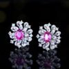 微信图片_20240731103228 SGARIT Fine Jewelry Custom Solid 18k White Gold 1.17 Carats Oval Cut Jewellery Luxury Natural Gemstone Unburnt Sri Lanka Papalachal Stud Earrings