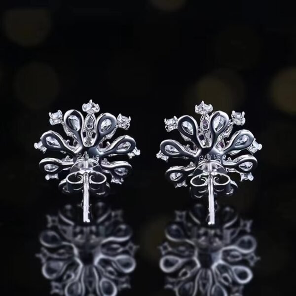 微信图片_202407311032282 SGARIT Fine Jewelry Custom Solid 18k White Gold 1.17 Carats Oval Cut Jewellery Luxury Natural Gemstone Unburnt Sri Lanka Papalachal Stud Earrings