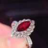 微信图片_202408021005181 SGARIT Fine Jewelry Factory Custom Solid 18k White Gold 1.73 Carats Marquise Cut Jewellery Luxury Horse Eye Shape Natural Gemstone Unburnt Pigeon Red Ruby Ring