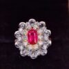 微信图片_202408021005341 SGARIT Fine Jewelry Factory Custom Solid 18k White Gold 1.1 Carats Cushion Cut Jewellery Luxury Super Neon Elegance Natural Gemstone Quality Red Ruby Ring