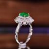 微信图片_202408021006105 SGARIT Fine Jewelry Factory Customized Solid 18k White Gold 1.27 Carats Emerald Cut Jewellery Classic VVG Green Engagement Anniversary Natural Gemstone Emerald Ring