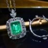 微信图片_202408021008463 SGARIT Fine Jewelry Factory Customized Solid 18k White Gold 2.71 Carats Emerald Cut Jewellery Classic Engagement Anniversary VVG Green Natural Gemstone Emerald Ring