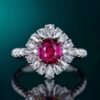 微信图片_20240802101057 SGARIT Fine Jewelry Factory Custom Solid 18k White Gold 1.3 Carats Oval Cut Jewellery Luxury Elegant Noble Natural Gemstone Mozambique Unheated Pigeon Red Ruby Ring