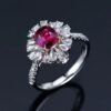 微信图片_20240802101058 SGARIT Fine Jewelry Factory Custom Solid 18k White Gold 1.3 Carats Oval Cut Jewellery Luxury Elegant Noble Natural Gemstone Mozambique Unheated Pigeon Red Ruby Ring