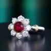 微信图片_202408021011201 SGARIT Fine Jewelry Factory Custom Solid 18k White Gold 1.6 Carats Round Brilliant Cut Jewellery Luxury Elegant Noble Natural Gemstone Mozambique Unheated Pigeon Red Ruby Ring/Pendant