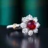 微信图片_202408021011202 SGARIT Fine Jewelry Factory Custom Solid 18k White Gold 1.6 Carats Round Brilliant Cut Jewellery Luxury Elegant Noble Natural Gemstone Mozambique Unheated Pigeon Red Ruby Ring/Pendant