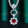 微信图片_202408021011203 SGARIT Fine Jewelry Factory Custom Solid 18k White Gold 1.6 Carats Round Brilliant Cut Jewellery Luxury Elegant Noble Natural Gemstone Mozambique Unheated Pigeon Red Ruby Ring/Pendant